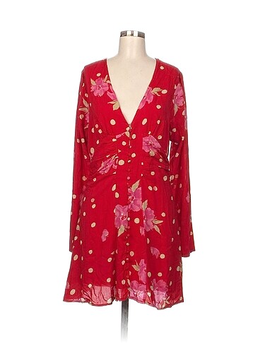 Vintage Love Mini Elbise %70 İndirimli.