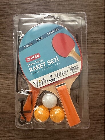 Masa tenisi raket seti