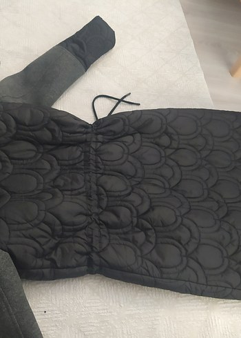 Zara Gri Kadın Uzun Fermuarlı Kaban
