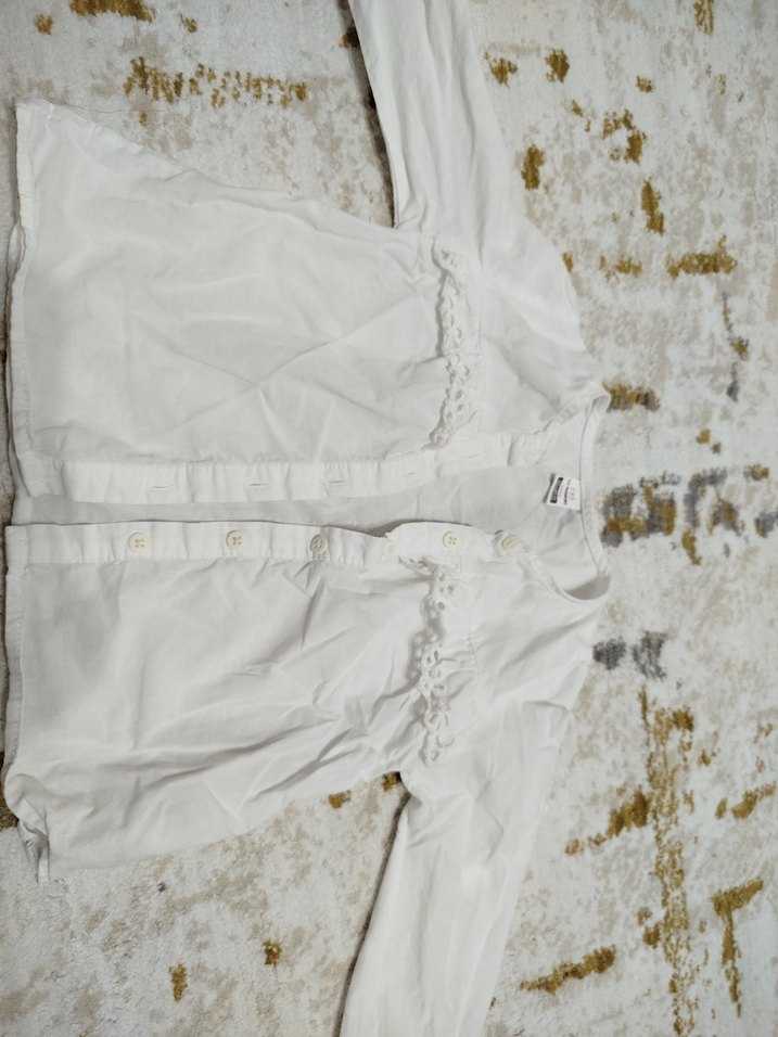 Beyaz Baskılı Bebek Önlüğü LC Waikiki - Görsel 3