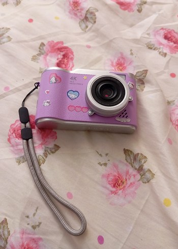 Pembe Pastel Dijital Kamera 4K