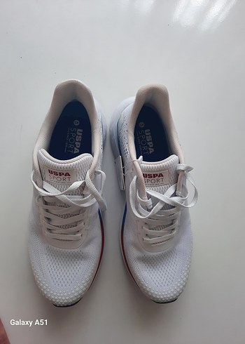 45 Beden beyaz Renk U.S. Polo Assn. Beyaz erken Spor Ayakkabı
