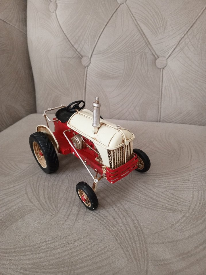 Nostaljik metal traktör - Görsel 2