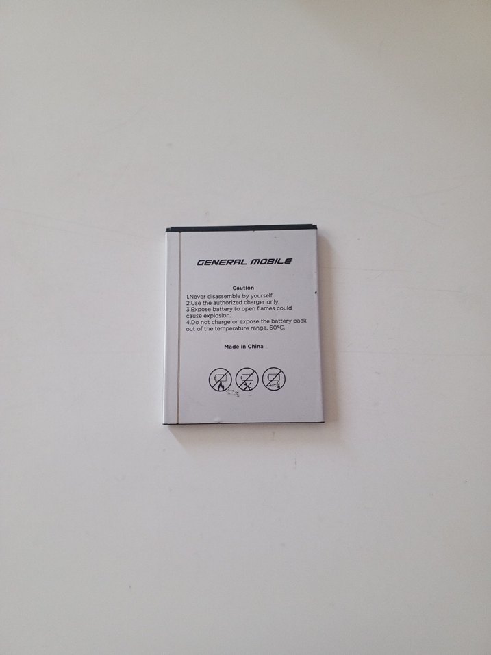 General Mobile GM6 çıkma batarya - Görsel 2
