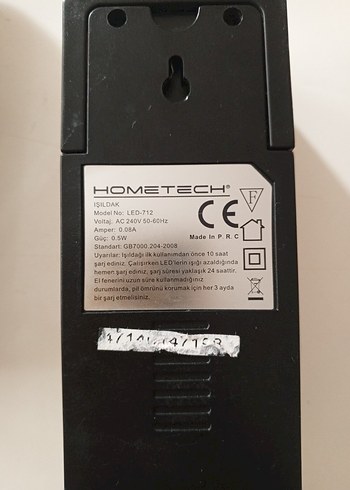 2 adet arızalı Hometech ışıldak - Görsel 5