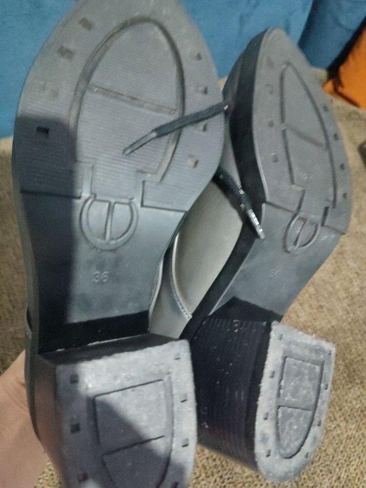 Gri Stiletto Topuklu Kadın Klasik Ayakkabı - Görsel 3