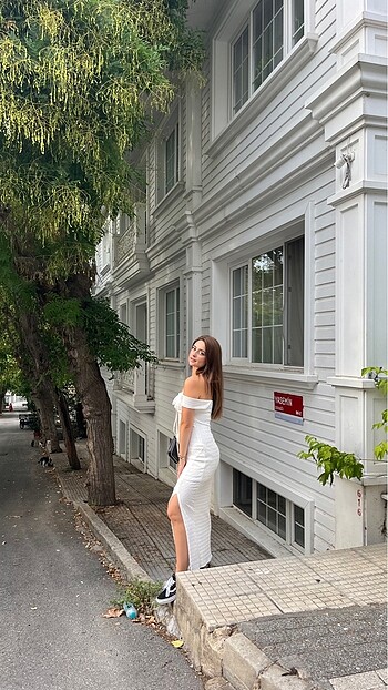 Gofre Kumaş Elbise
