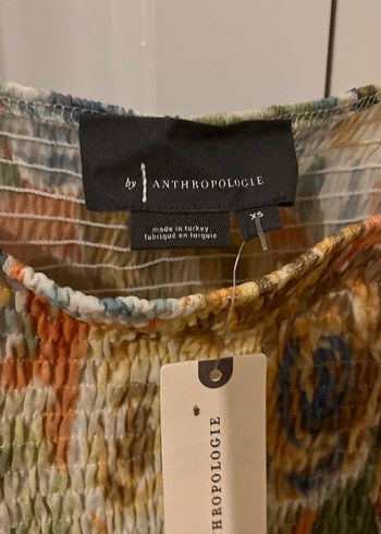 Bohem Uzun Kollu Drapeli Batik Desenli Bluz - Görsel 3