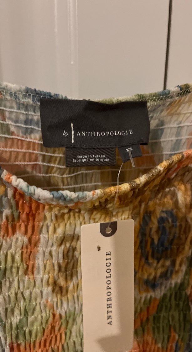 Bohem Uzun Kollu Drapeli Batik Desenli Bluz - Görsel 3