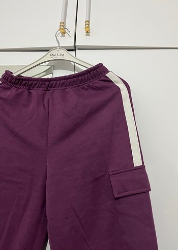 Mor Kadın Rahat Kesim Midi Eşofman - Görsel 2