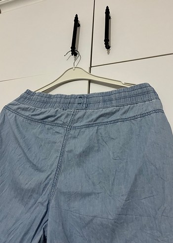 Düğmeli Mavi Kadın Kot pantolon - Görsel 5