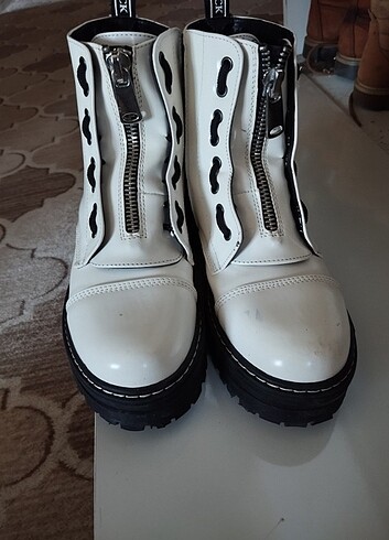 38 Beden beyaz Renk Kadın beyaz bot çok, tarz 