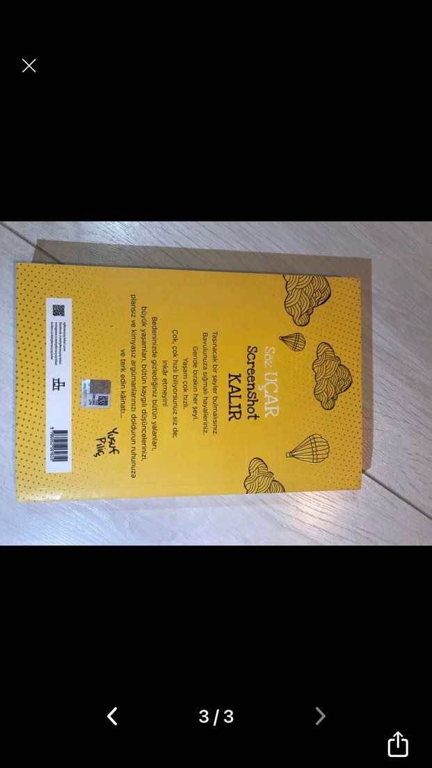 Söz Uçar - Screenshot Kalır Şiir Kitabı - Görsel 3