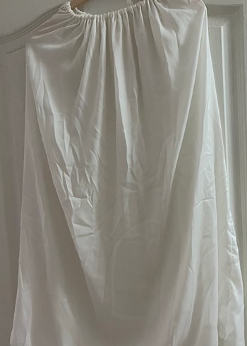 Kremit Ekose Desenli Uzun Elbise - Görsel 5