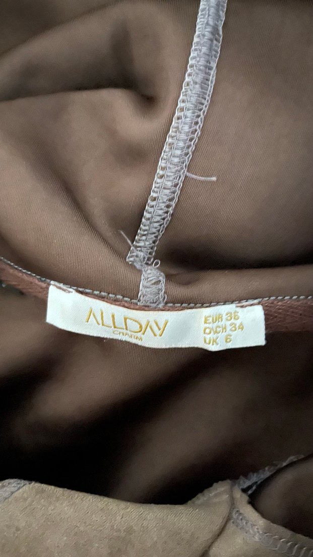 Kahverengi Süet alt üst takım - Görsel 4