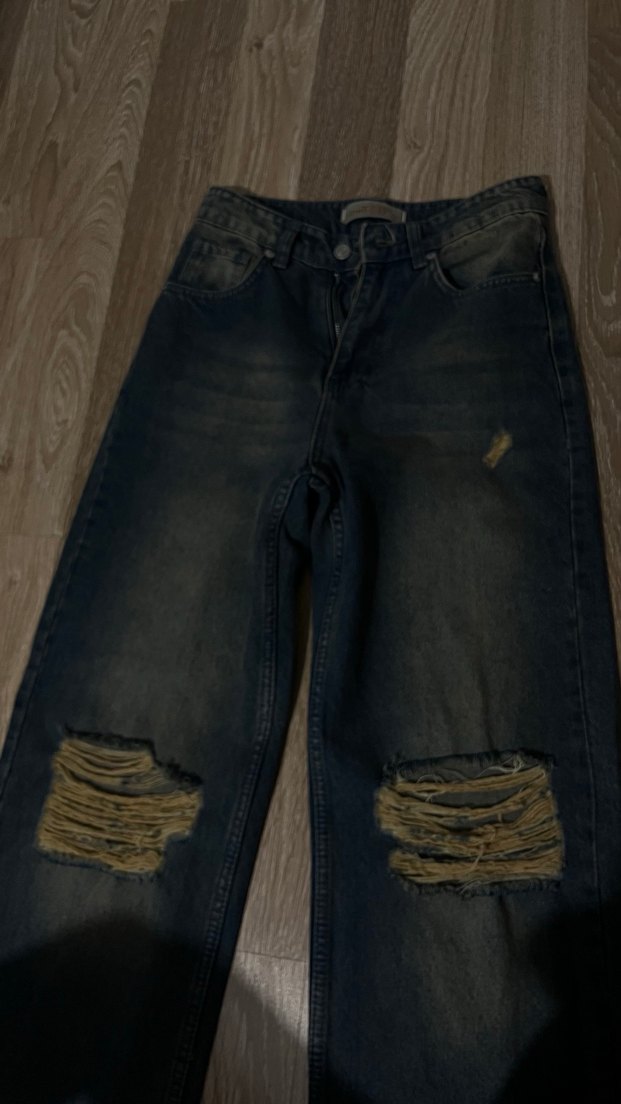 Yırtık kadın kot - Görsel 2