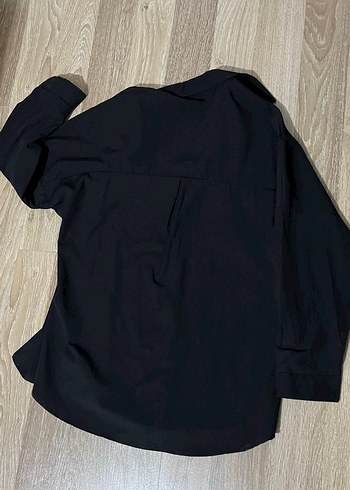 Siyah kadın gömlek - Görsel 3