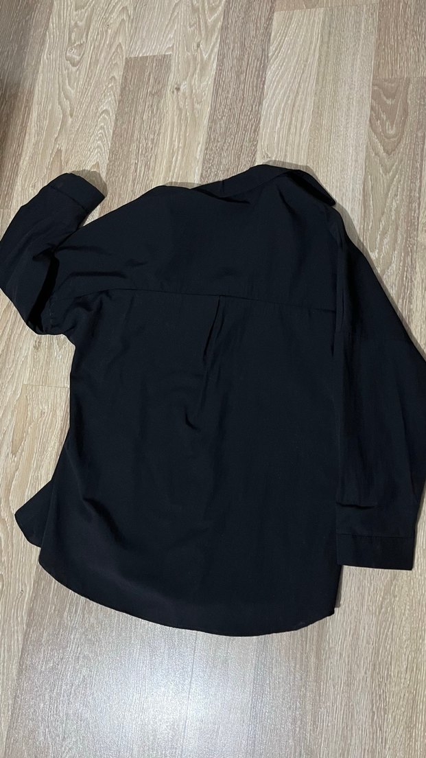 Siyah kadın gömlek - Görsel 3