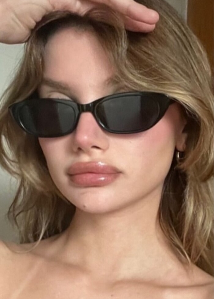 Kadın Siyah Güneş Gözlüğü - Görsel 3