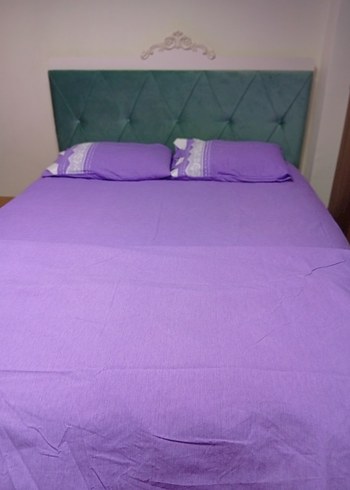 Mor Nakışlı yatak Örtüsü - Görsel 11