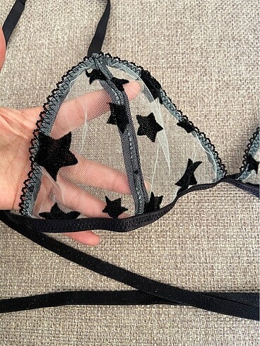Diğer Yıldızlı transparan tül bralet