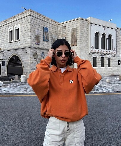 Wwf polo yaka sweatshirt