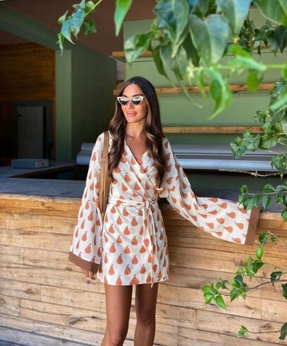 Marfa istanbul armutlu kimono elbise