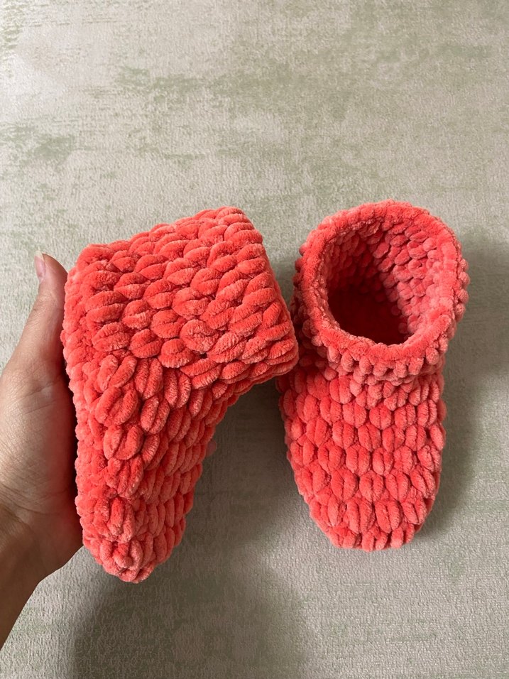 Bebek Örgü Patik - Görsel 4