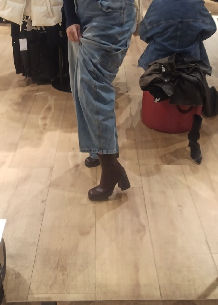 Bershka topuklu bot - Görsel 5