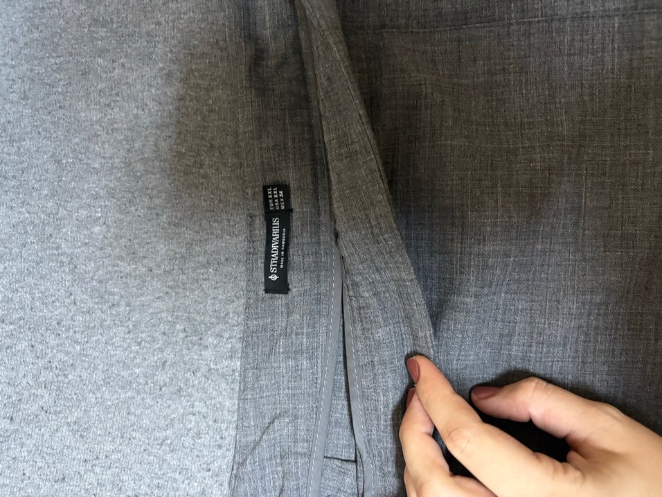 Gri Pilili Kısa Şort etek Stradivarius - Görsel 3