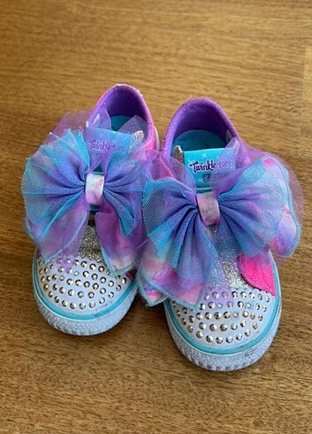 24 Beden çeşitli Renk Skechers twinkle toes 24 no