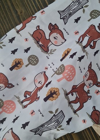 bambi desenli mama ve etkinlik önlüğü 2 adet - Görsel 3