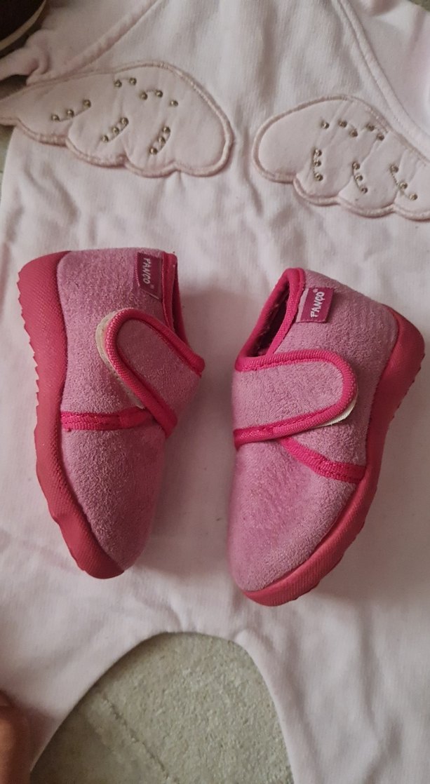 Panço Kız Çocuk Pembe Sıcak ev patiği - Görsel 4