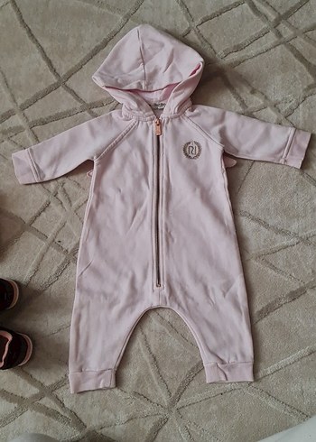 pembe melek kanatlı tulumu yenidoğan 0-3 ay - Görsel 2