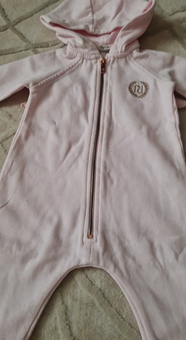 pembe melek kanatlı tulumu yenidoğan 0-3 ay - Görsel 5