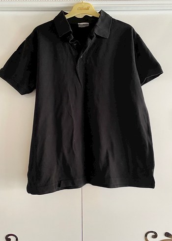 Diğer Siyah Basic Erkek Polo Tişört