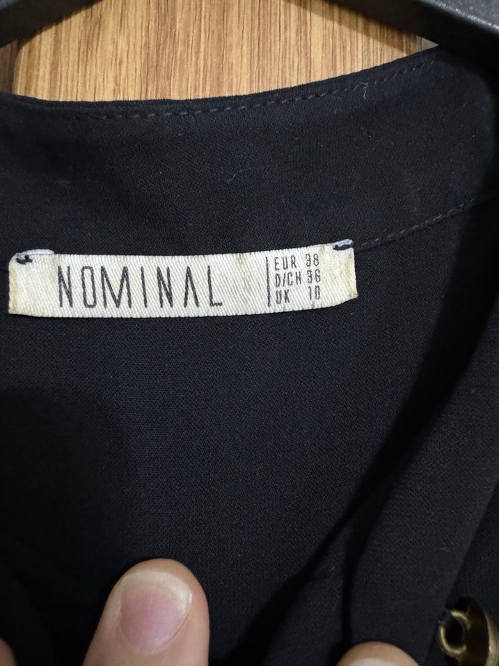 Siyah İşlemeli Uzun Kollu Gömlek - Görsel 4