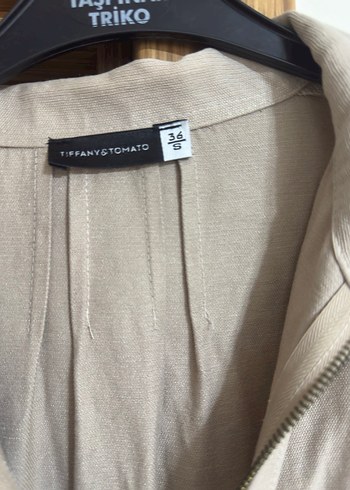 Bej Uzun Kollu Keten Gömlek - Görsel 2