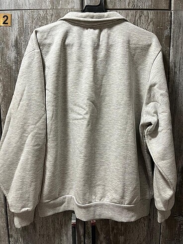 m Beden gri Renk Defacto açık gri sweatshirt