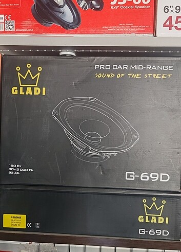Gladi 6x9 oval midrange