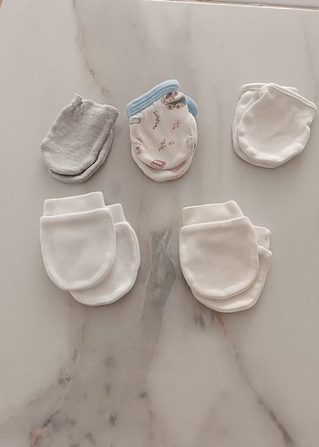 Bebek Pamuklu Beyaz Eldiven - Görsel 2