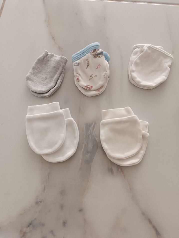 Bebek Pamuklu Beyaz Eldiven - Görsel 2