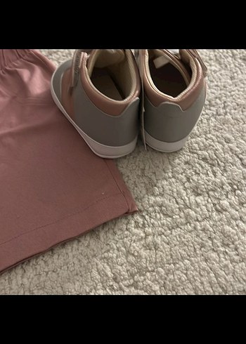 Kız Bebek İlk Adım Spor Ayakkabı Bej Gri - Görsel 2