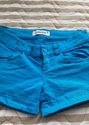 Codentry Turkuaz Denim Sort