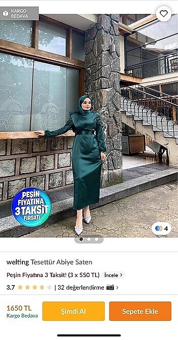 Tesettür elbise - Görsel 2