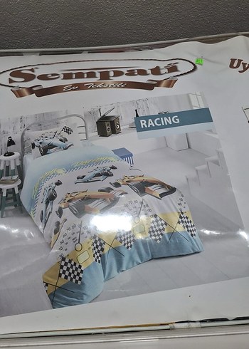 Gri Desenli Dijital Baskılı Nevresim Takımı - Görsel 7