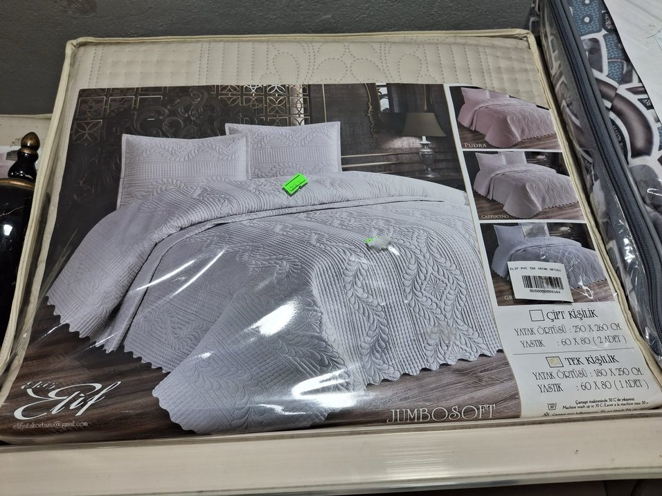 Gri Desenli Dijital Baskılı Nevresim Takımı - Görsel 2