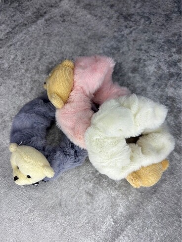 Diğer 3Lü peluş ayıcıklı toka