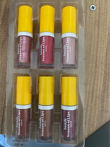 Beaulis season of lips 6li ruj seti