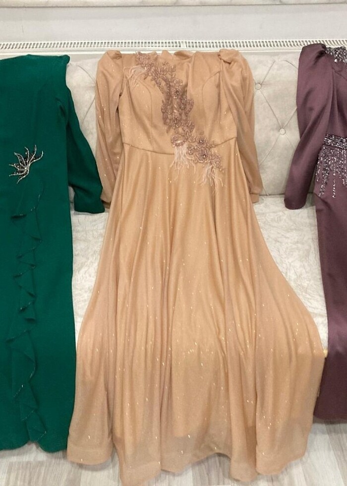 Bayan abiye elbise 40 beden - Görsel 3